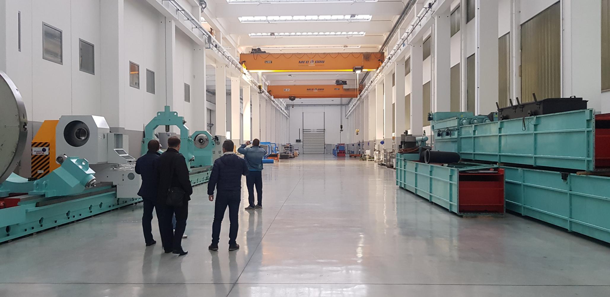 Посещение итальянских машиностроительных заводов
