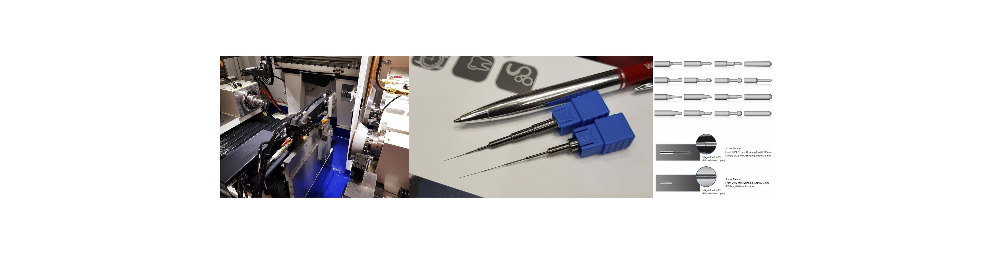 Профильное шлифование малых диаметров