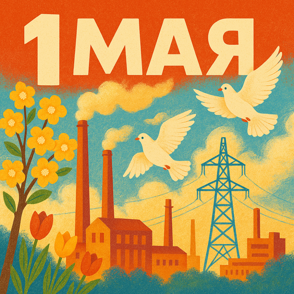 Сила в труде, вдохновение — в весне!