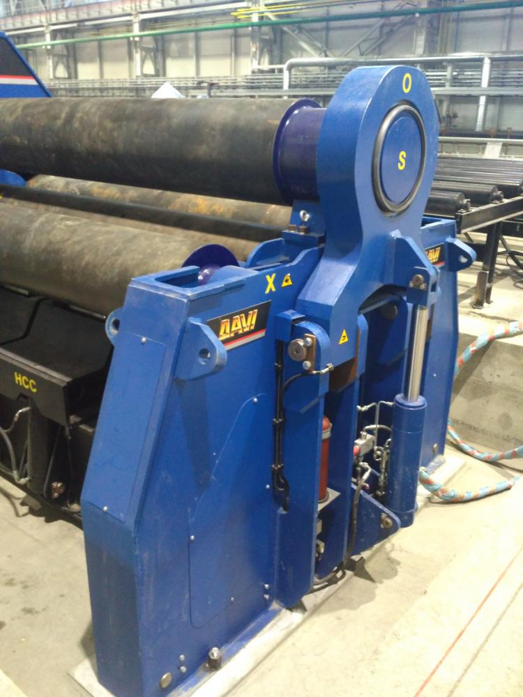 Монтаж и пуско-наладка двух четырехвалковых гибочных станков DAVI