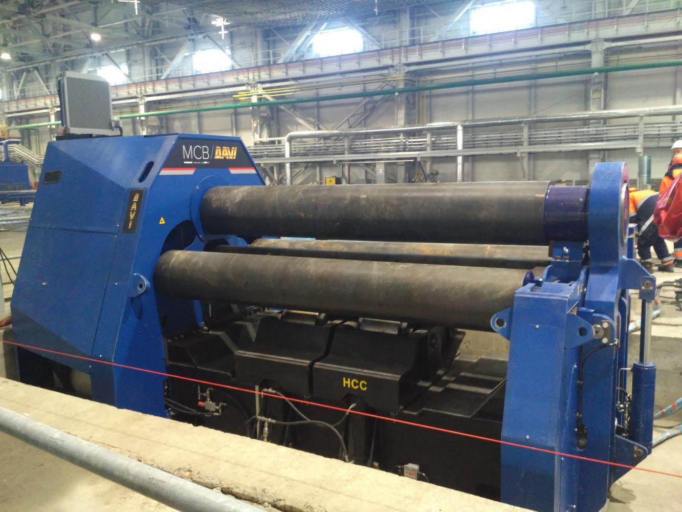 Монтаж и пуско-наладка двух четырехвалковых гибочных станков DAVI