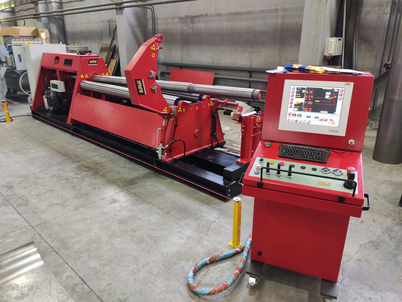 Специальное решение Davi для вальцовки ковшей