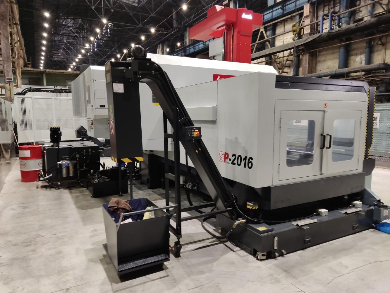 Запуск вертикально-фрезерного обрабатывающего центра AWEA SP-2016