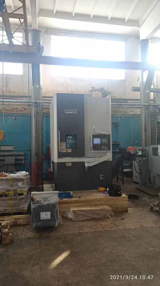 Ввод в эксплуатацию вертикально-токарного станка с ЧПУ