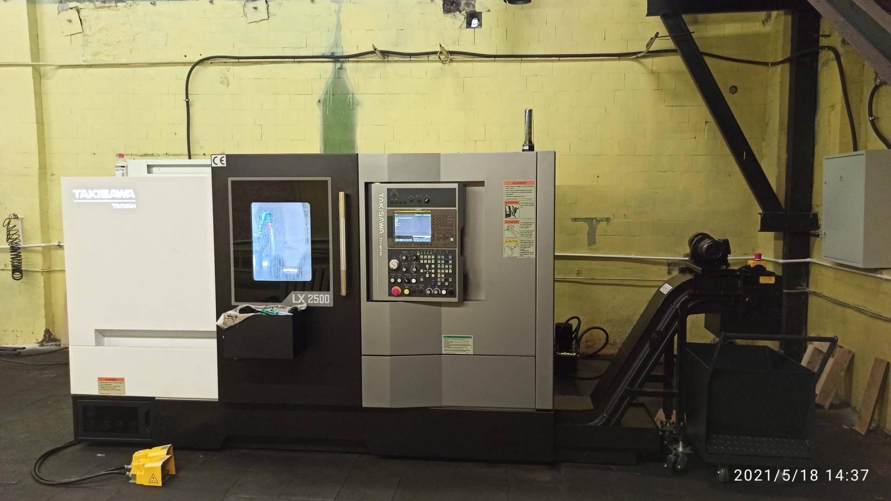 Введение в эксплуатацию новой модели токарного станка от компании Takisawa LX-2500M