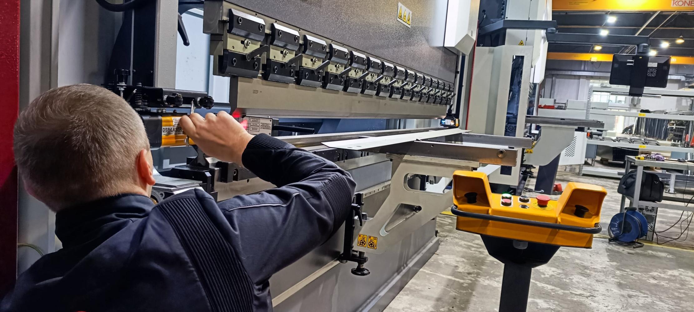 Запуск листогибочного оборудования Baykal