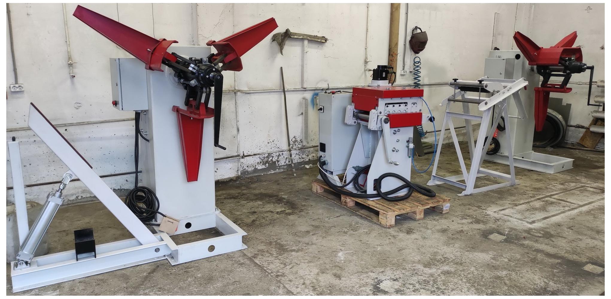 Автоматическая линия штамповки рулонной стали