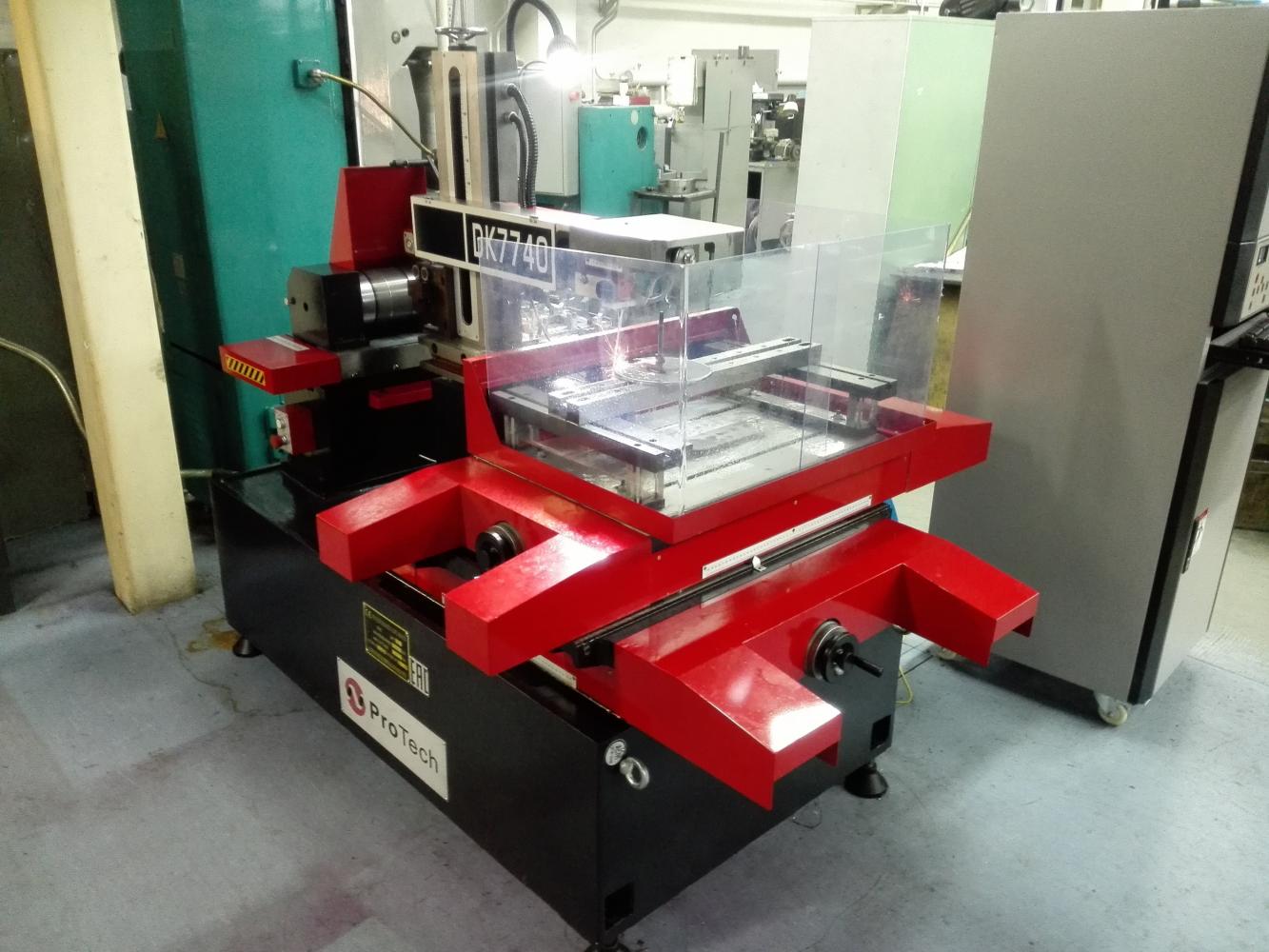 Запуск электроэрозионного станка