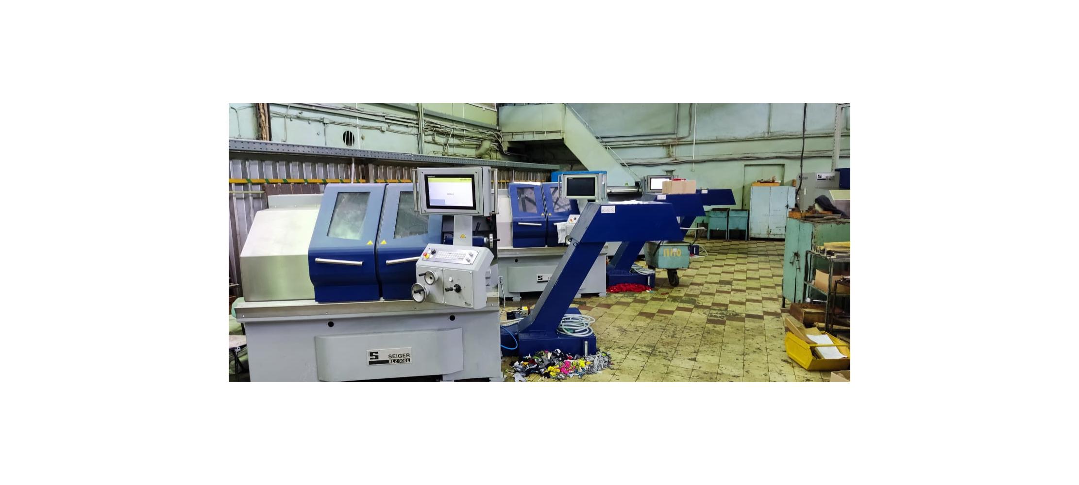 Произведены пуско-наладочные работы токарных станков SIEGER