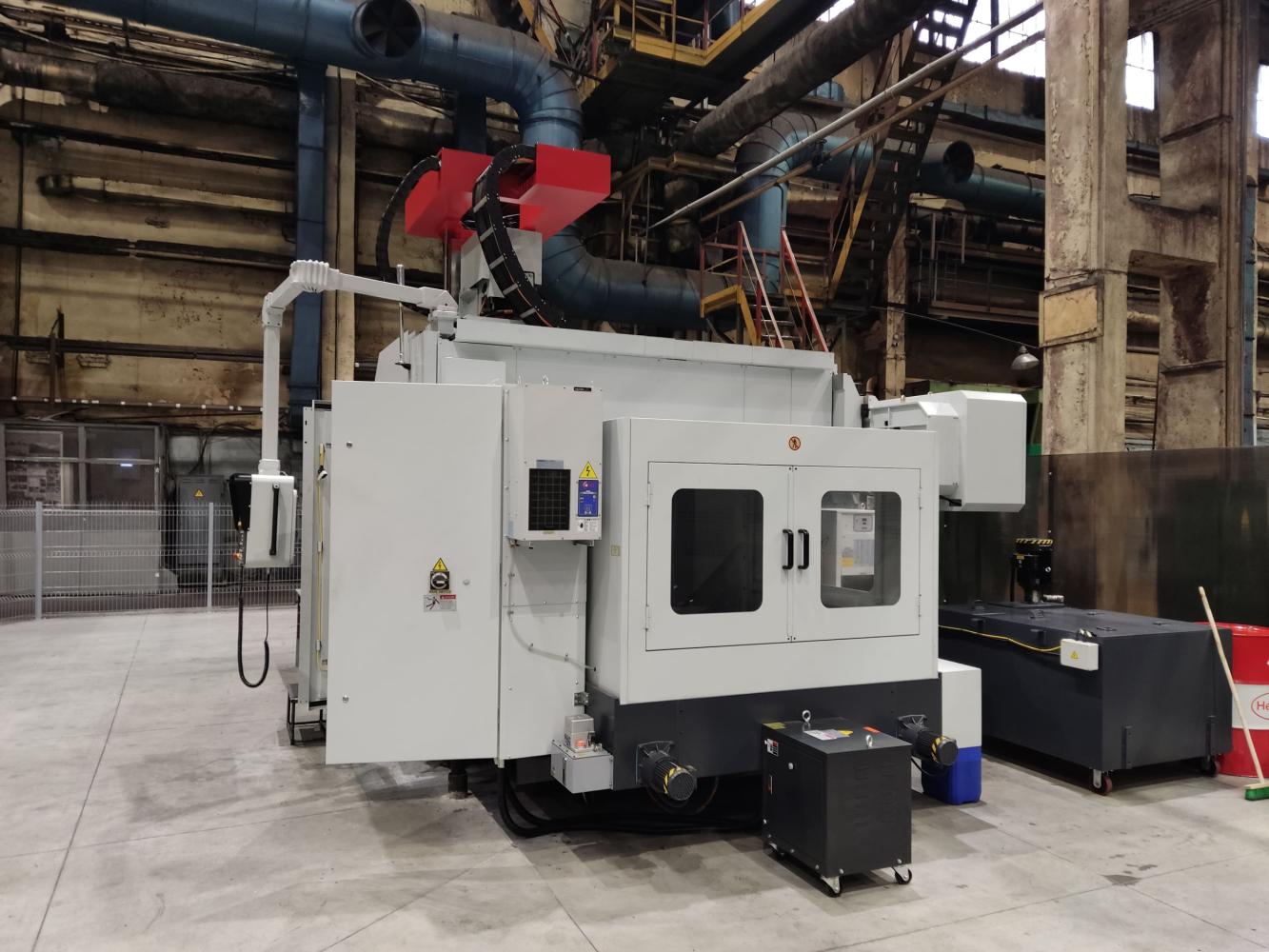 Запуск вертикально-фрезерного обрабатывающего центра AWEA SP-2016