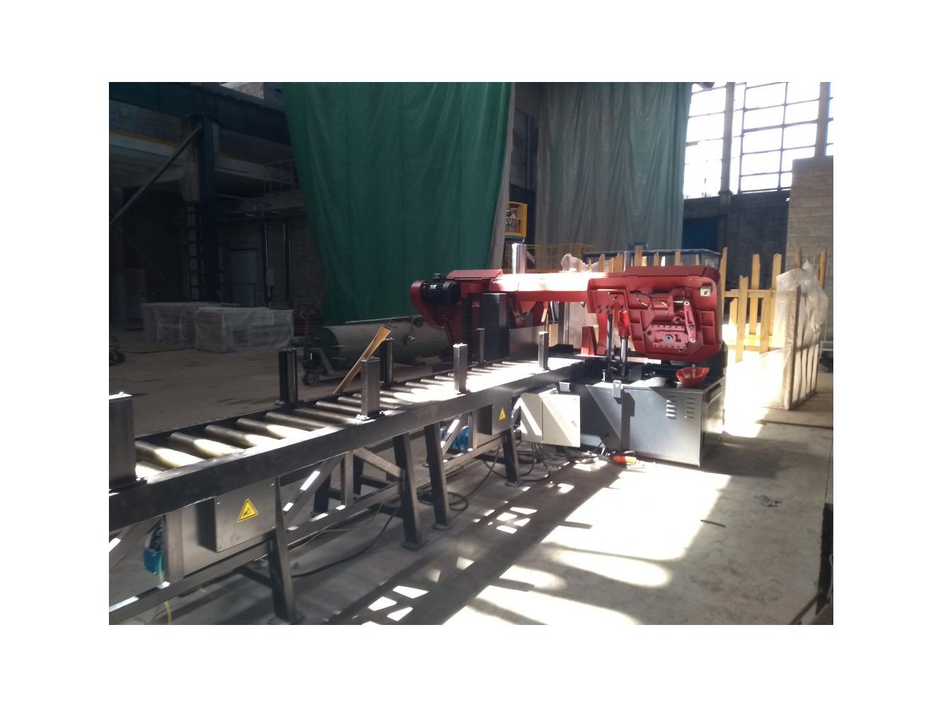 Введен в эксплуатацию полуавтоматический ленточнопильный станок ProTech BS-6056SA