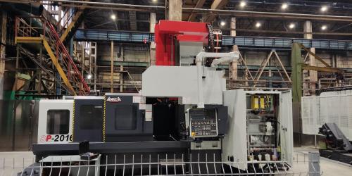 Запуск вертикально-фрезерного обрабатывающего центра AWEA SP-2016