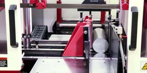 Ленточнопильный автоматический станок на складе