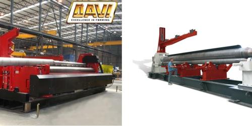 Поставка уникальной 4-х валковой гидравлической листогибочной машины