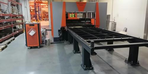 Запущен станок лазерной резки листового металла Unimach Master 3 кВт