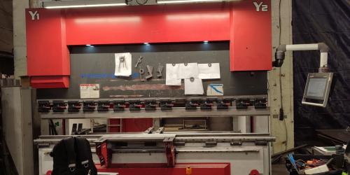 Наладка китайского листогиба с ЧПУ