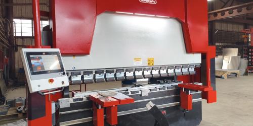 Пусконаладка листогиба с ЧПУ Next