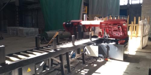 Введен в эксплуатацию полуавтоматический ленточнопильный станок ProTech BS-6056SA