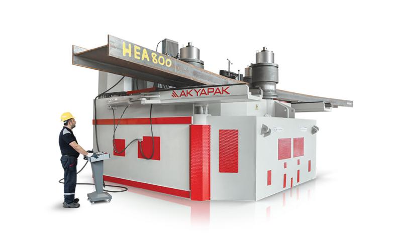 3-валковый гидравлический профилегибочный станок AKYAPAK APK 1000 3-валковый гидравлический профилегибочный станок