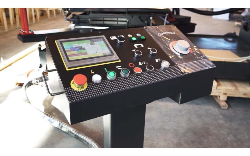 Полуавтоматический ленточнопильный станок колонного типа ProTech BS-460DSAL Полуавтоматический ленточнопильный станок колонного типа