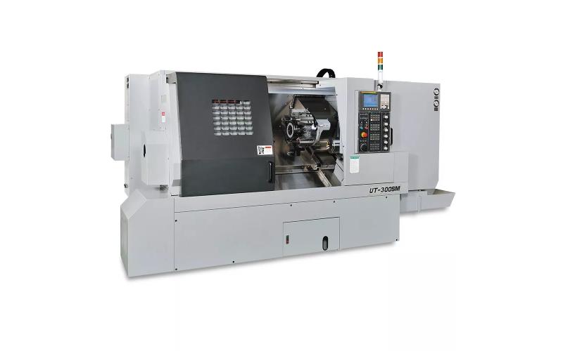Токарный станок с ЧПУ с противошпинделем и приводным инструментом ACCUWAY UT-300SM Токарный станок с ЧПУ с противошпинделем и приводным инструментом