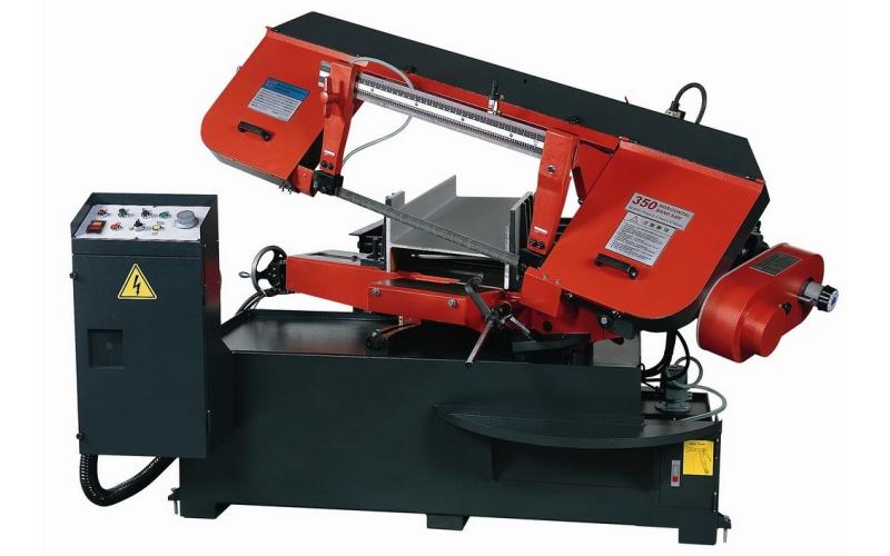 Полуавтоматический ленточнопильный станок маятникового типа ProTech BS-350SSA Полуавтоматический ленточнопильный станок маятникового типа