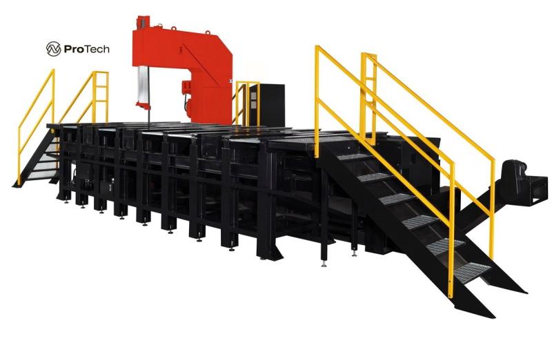 Полуавтоматический вертикальный ленточнопильный станок ProTech BS-0713VS Полуавтоматический вертикальный ленточнопильный станок