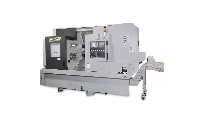 Токарный станок с ЧПУ с Y-осью и противошпинделем ACCUWAY UT-300SY Токарный станок с ЧПУ с Y-осью и противошпинделем