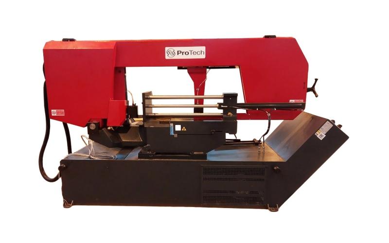 Полуавтоматический ленточнопильный станок маятникового типа с поворотной рамой ProTech BS-420DI Полуавтоматический ленточнопильный станок маятникового типа с поворотной рамой