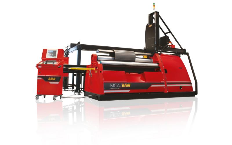 4-валковые гидравлические листогибочные вальцы DAVI MCA 2017 4-валковые гидравлические листогибочные вальцы