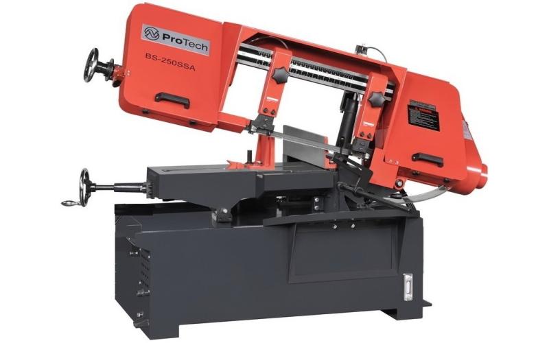Полуавтоматический ленточнопильный станок маятникового типа ProTech BS-250SSA Полуавтоматический ленточнопильный станок маятникового типа