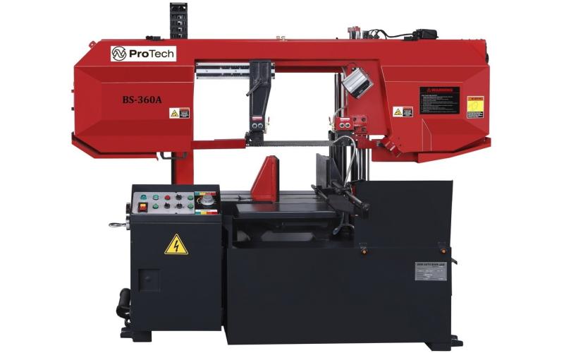 Полуавтоматический ленточнопильный станок колонного типа ProTech BS-360A Полуавтоматический ленточнопильный станок колонного типа
