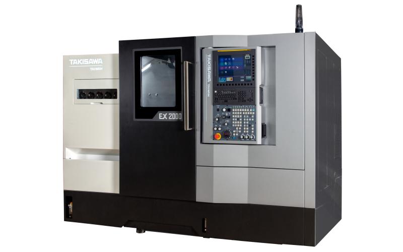 Токарный станок с ЧПУ с приводным инструментом и противошпинделем Takisawa EX-2000MS Токарный станок с ЧПУ с приводным инструментом и противошпинделем
