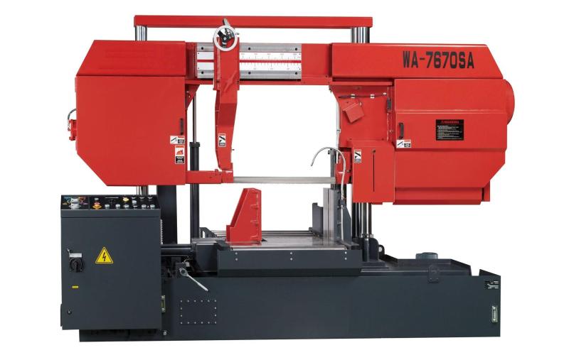 Полуавтоматический ленточнопильный станок колонного типа ProTech BS-7670SА Полуавтоматический ленточнопильный станок колонного типа