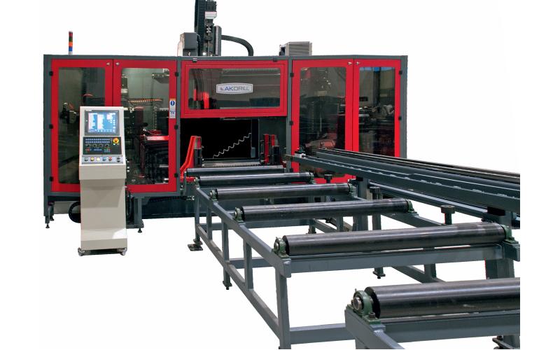 Автоматизированная линия сверления профиля AKYAPAK 3 ADM 1200 ECO Автоматизированная линия сверления профиля