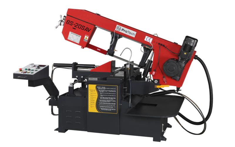 Полуавтоматический ленточнопильный станок маятникового типа ProTech BS-20SAV Полуавтоматический ленточнопильный станок маятникового типа