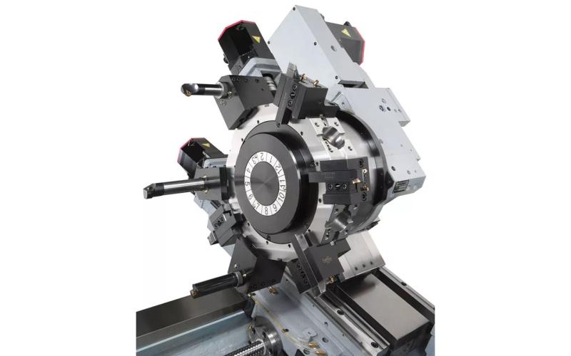 Токарный станок с ЧПУ с Y-осью и противошпинделем ACCUWAY UT-300SY Токарный станок с ЧПУ с Y-осью и противошпинделем