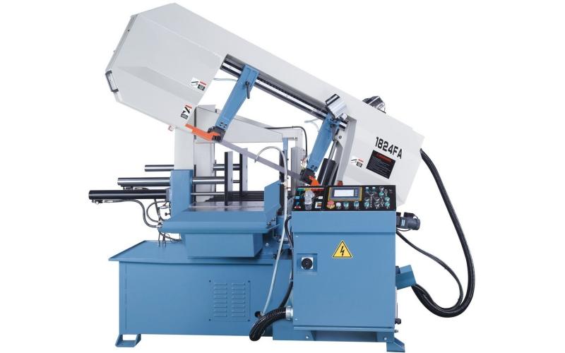 Автоматический ленточнопильный станок маятникового типа с поворотной рамой ProTech BS-1824FA Автоматический ленточнопильный станок маятникового типа с поворотной рамой