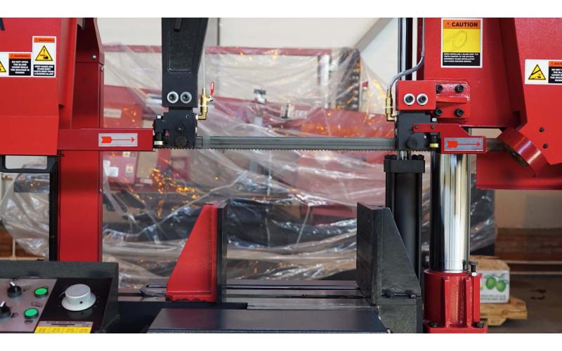 Полуавтоматический ленточнопильный станок колонного типа ProTech BS-360A Полуавтоматический ленточнопильный станок колонного типа