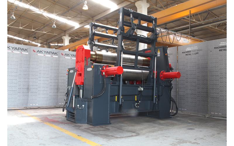 3-валковые гидравлические листогибочные вальцы AKYAPAK AHV 30/240 3-валковые гидравлические листогибочные вальцы