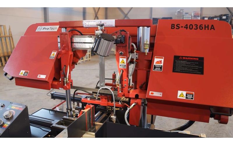 Автоматический ленточнопильный станок колонного типа ProTech BS-4036HA Автоматический ленточнопильный станок колонного типа