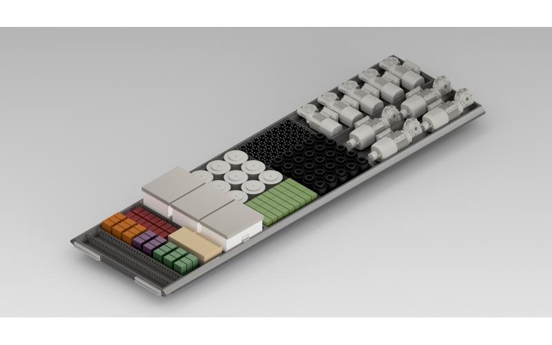 Автоматизированный лифтовый склад ДиКом Лифт 3700/850 Автоматизированный лифтовый склад