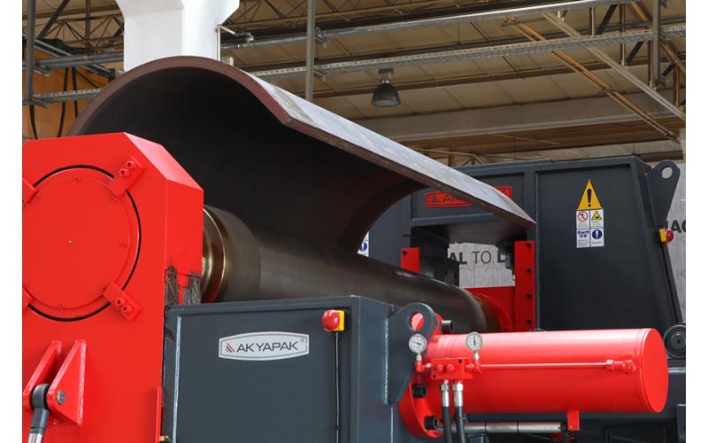 3-валковые гидравлические листогибочные вальцы AKYAPAK AHV 30/240 3-валковые гидравлические листогибочные вальцы