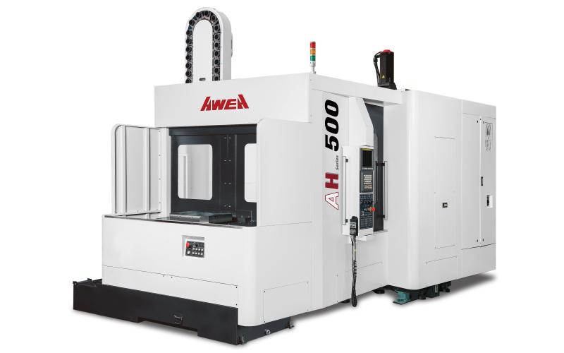 Горизонтально-фрезерный обрабатывающий центр с системой автоматической смены паллет AWEA AH-500 Горизонтально-фрезерный обрабатывающий центр с системой автоматической смены паллет