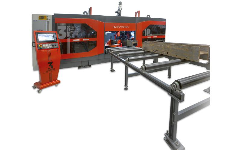 Автоматизированная линия сверления профиля AKYAPAK 3 ADM 1300 Автоматизированная линия сверления профиля