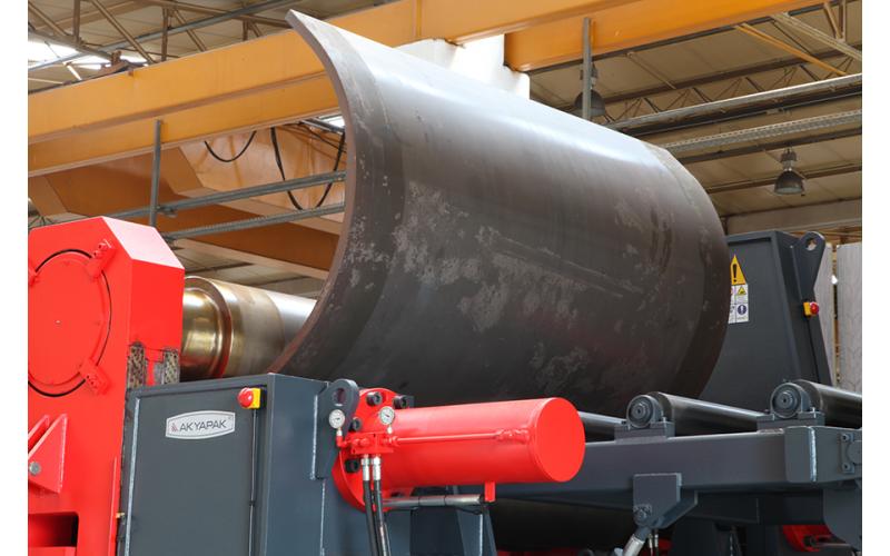 3-валковые гидравлические листогибочные вальцы AKYAPAK AHV 30/240 3-валковые гидравлические листогибочные вальцы