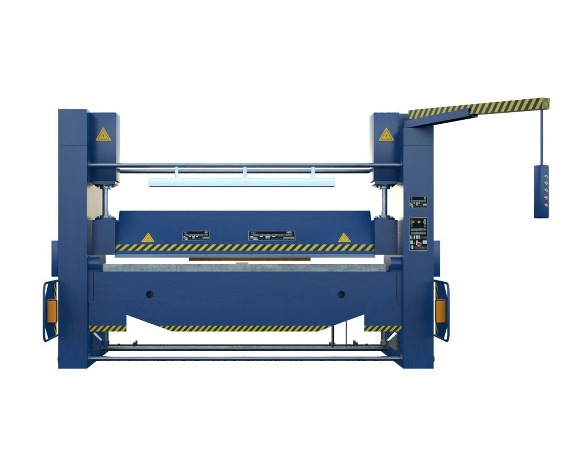 Листогиб с поворотной балкой