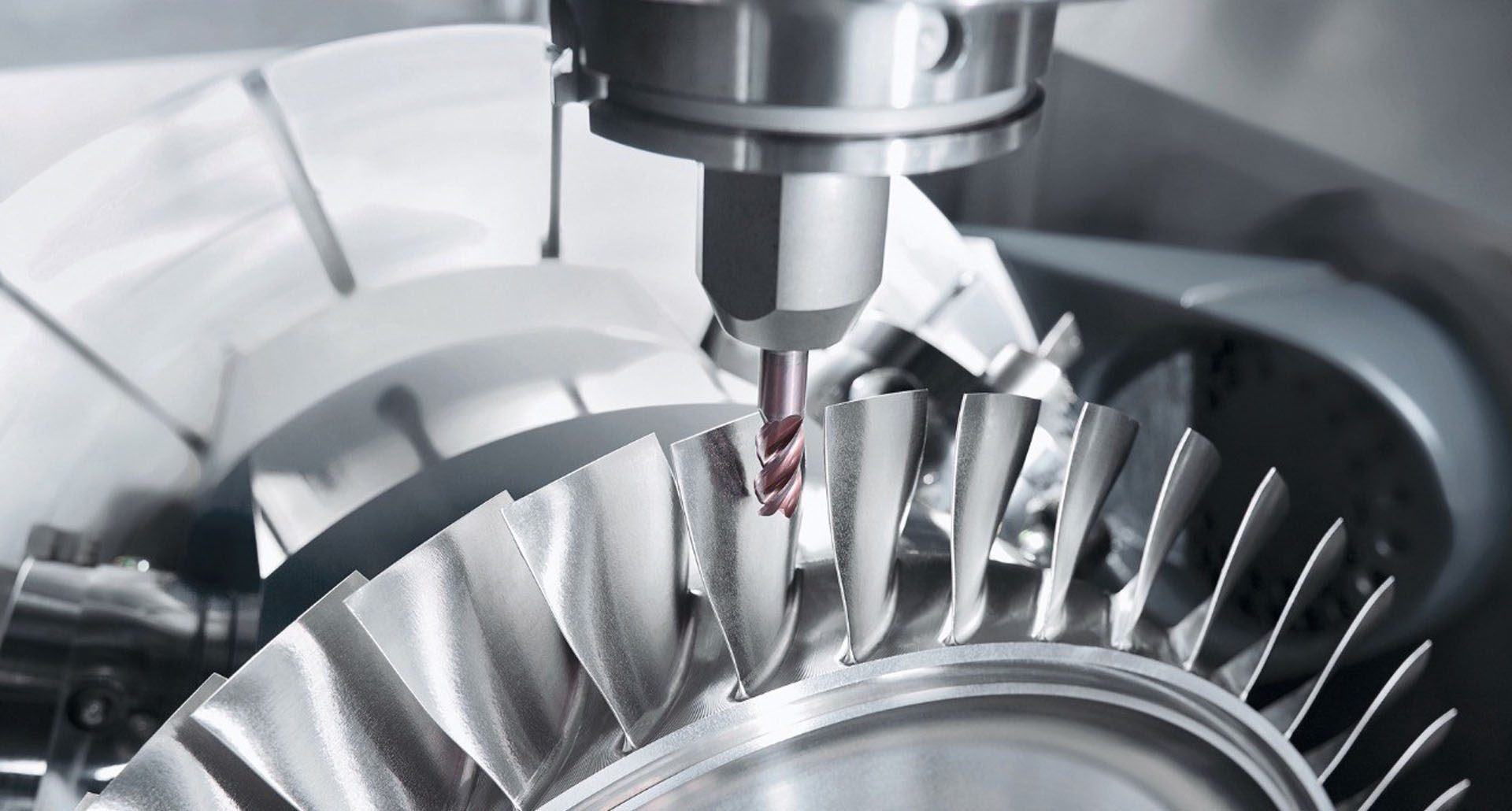 5-осевая обработка турбинной лопатки